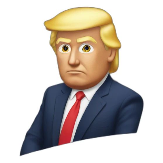 Trump in the car sticker