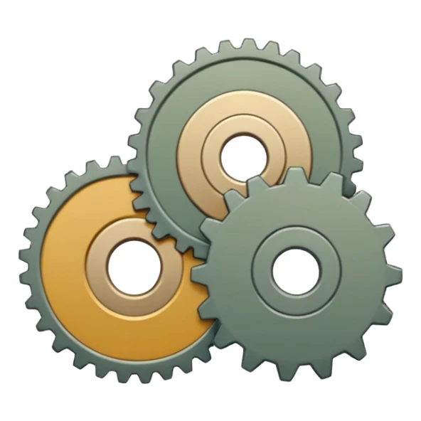 , slight diagonal orientation, thick smooth white sticker outline, muted industrial/military color palette, soft studio lighting, subtle gradients, minimal panel lines, flat simplified markings, matte materials, clean modern emoji style, icon-readable at small size, no background. sticker