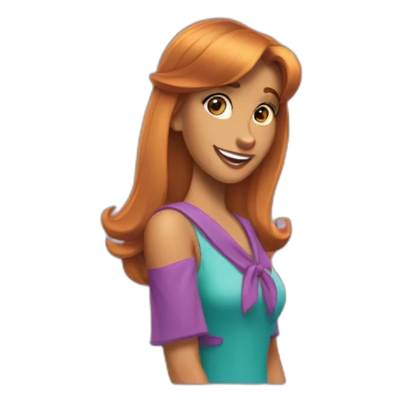 daphne scooby doo sticker
