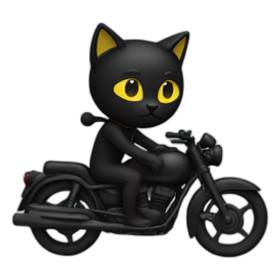 Chat noir transport sticker