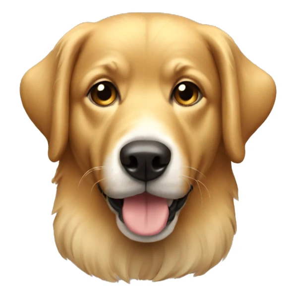 Dog golden  sticker
