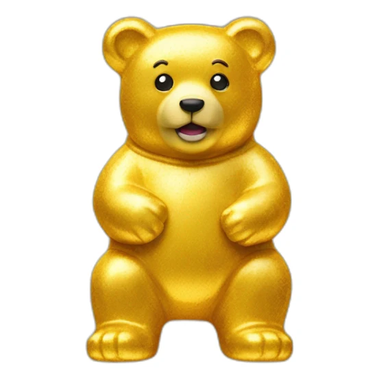 Haribo Gold bear sticker
