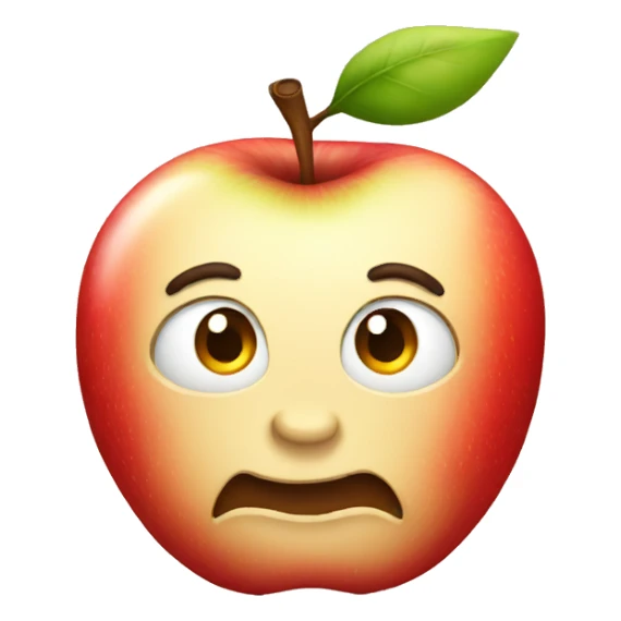 apple cartoon sticker