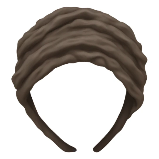 Headband with mud on it sticker
