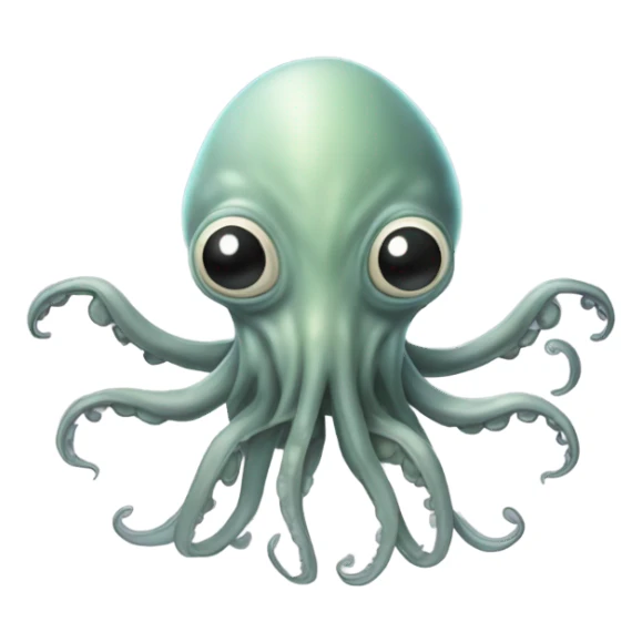 Squidward alien creature on six legs sticker