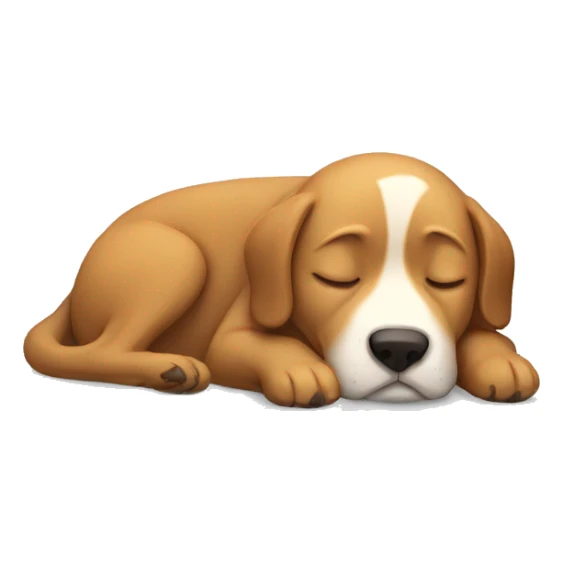 sleeping dog sticker