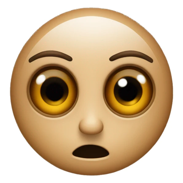 mysterious eyes on brown background sticker