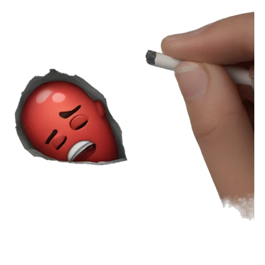 heart broken sad emoji face  sticker