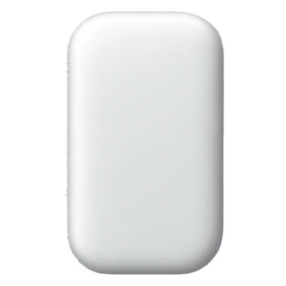 Plain oblong pill tablet sticker