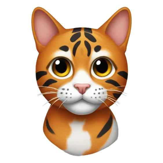 Bengals cat sticker