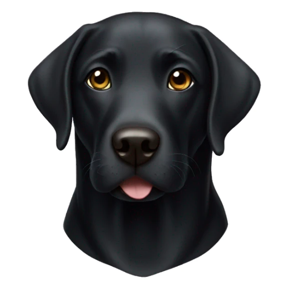Black Labrador retriever  sticker