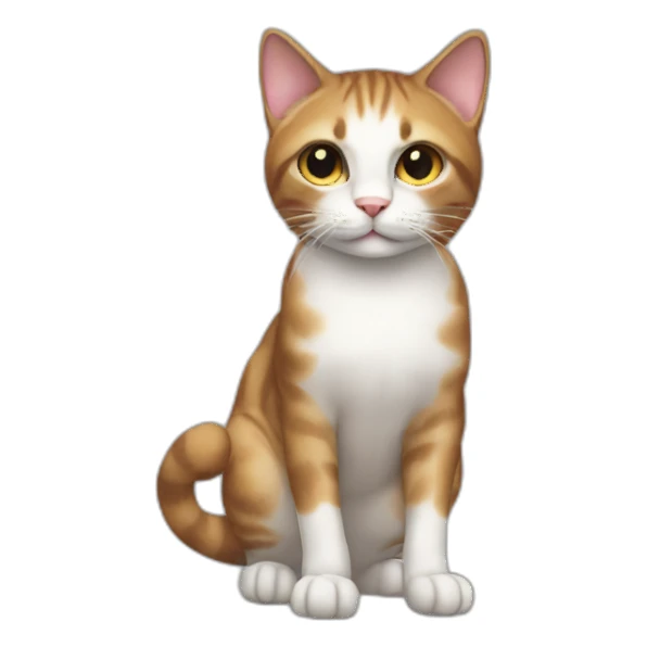 Cat with high heels  sticker