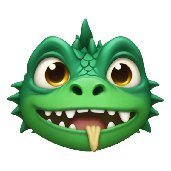 crying dragon sticker