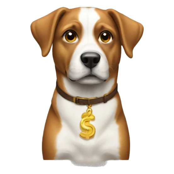 Investment dog sticker