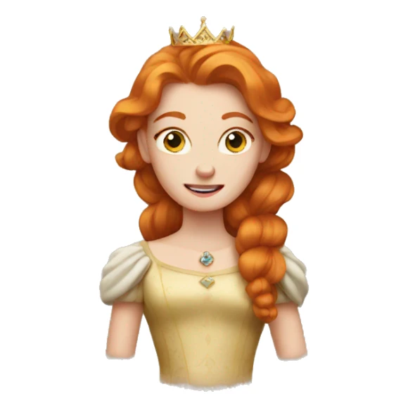 Ginger princess sticker
