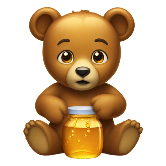Honey bear sticker