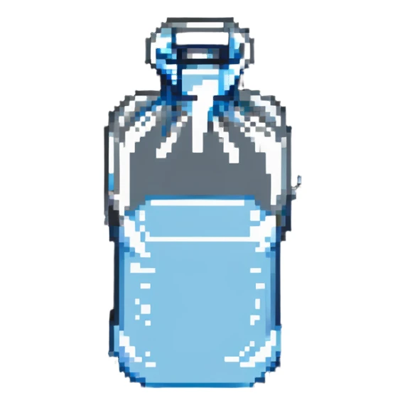 water in a bag sticker