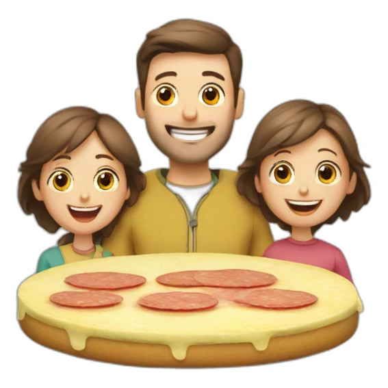 Raclette en famille sticker