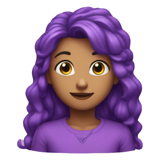 Corazón  ❤️ de color lila sticker