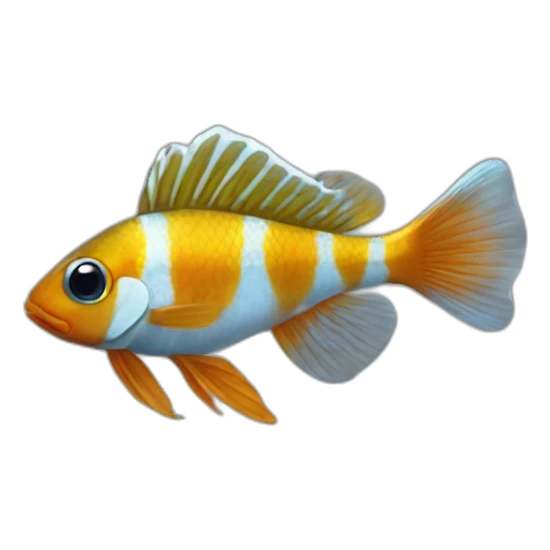  Peixes Ocellaris piscando o olho  sticker