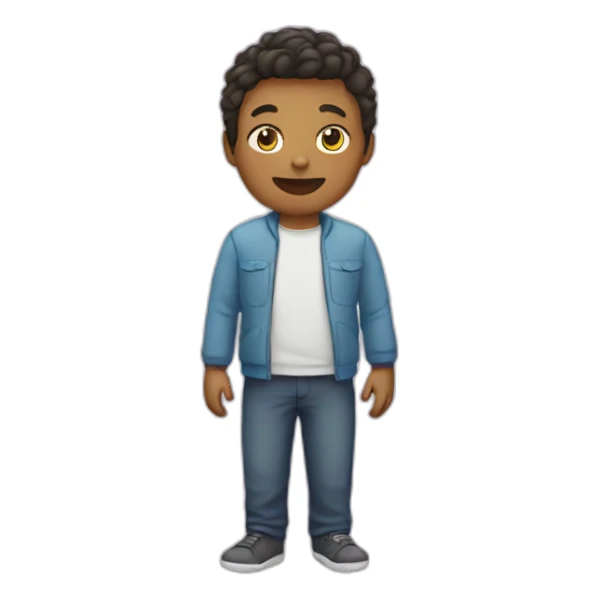 Person with cat body sticker