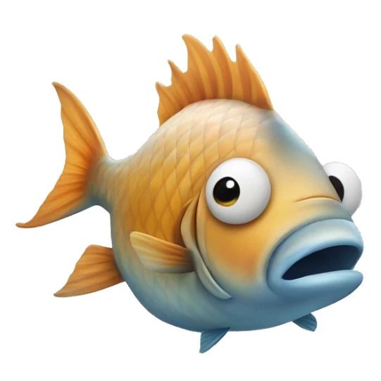 fish with legs sticker