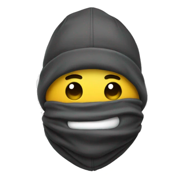 Smiley avec cagoule sticker