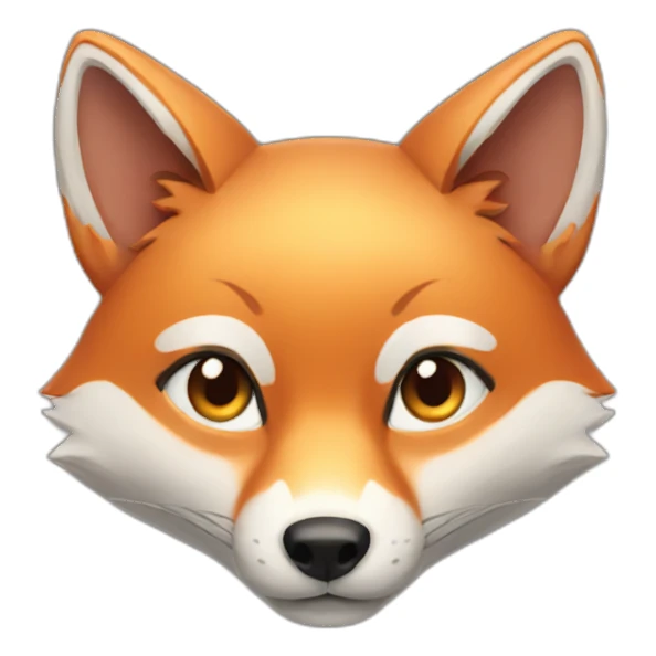 Chinese fox sticker
