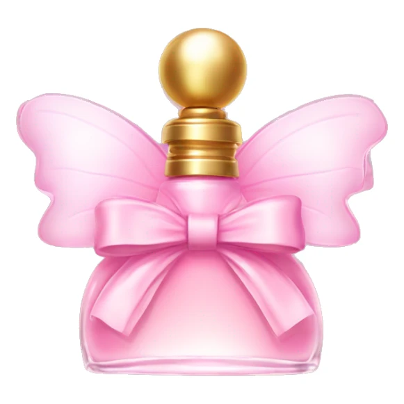 Fairy light pink perfume in bow sticker