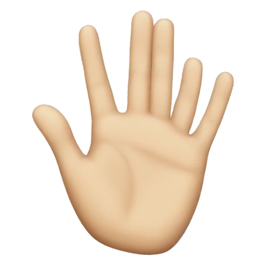 hand saying "give me" sticker