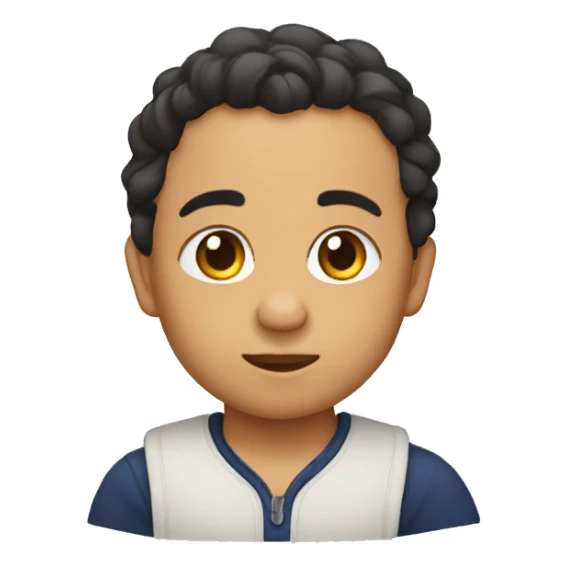 Bebé haciendo puchero sticker