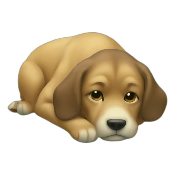 resting on the grass sticker