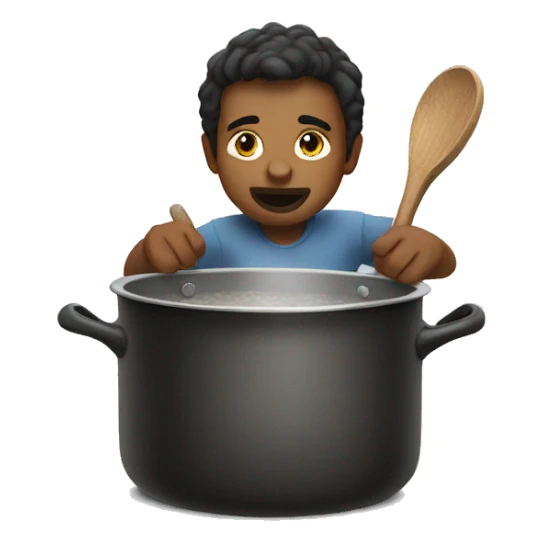 Stirring the pot sticker