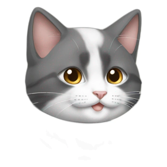 엽기 고양이 이모티콘 우는 표정 sticker