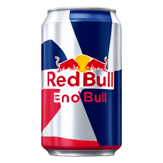 Red Bull energy drink can  sticker