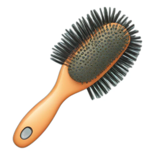 Hairbrush sticker