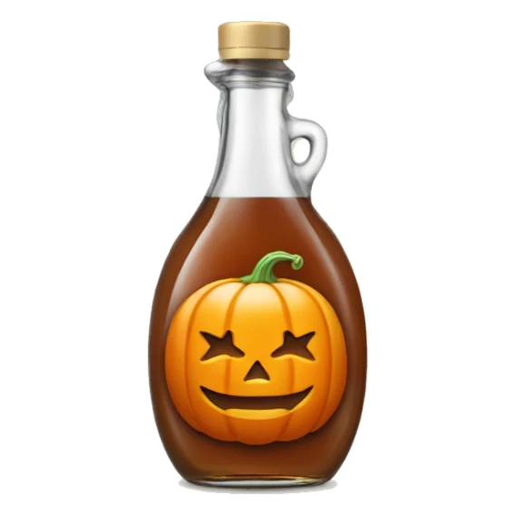 pumkin syrup sticker