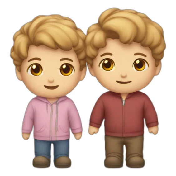 2 ours calins sticker