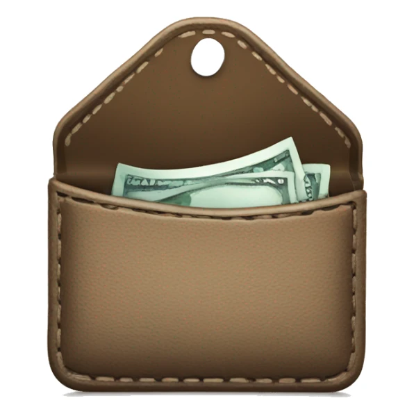 empty wallet indicating that you are broke sticker