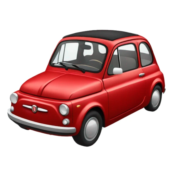 White Fiat 500L  sticker