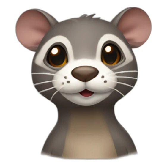 Raton laveur câlin loutre sticker