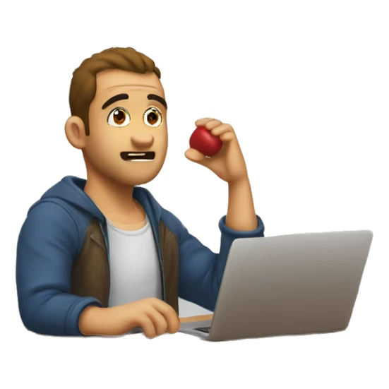 Guy calling gf asking “are you up?” sticker