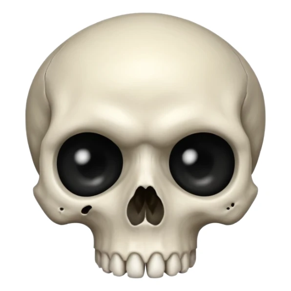 Skull emoji sticker