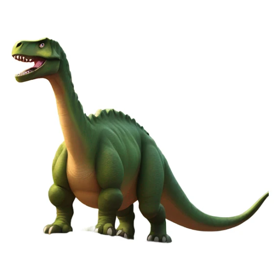 Dinosaur on a mountain  sticker