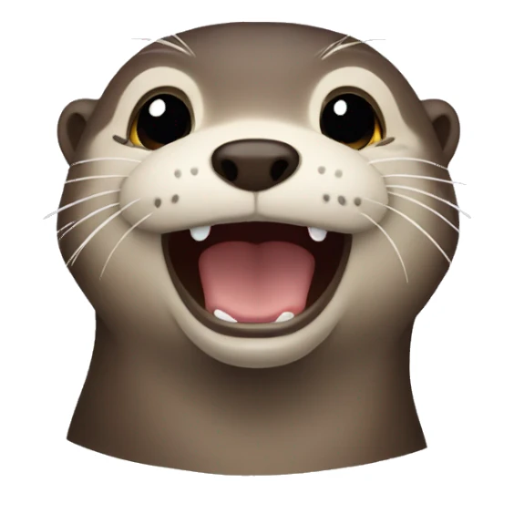crying otter sticker