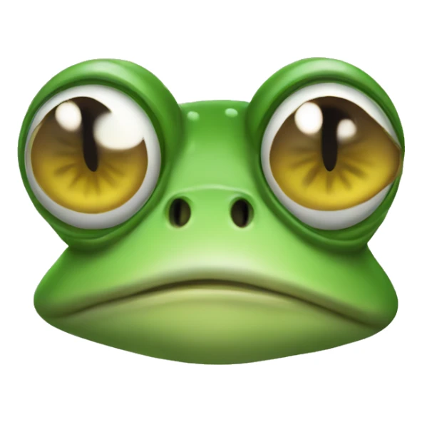 Frog tearing up in eyes sticker