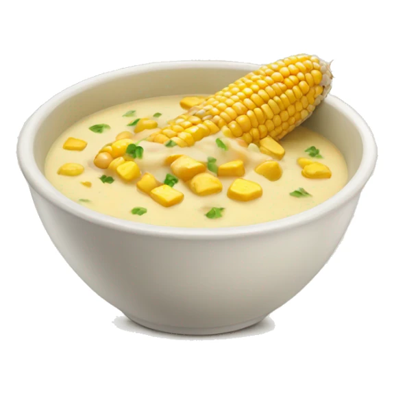 Corn chowder bowl  sticker