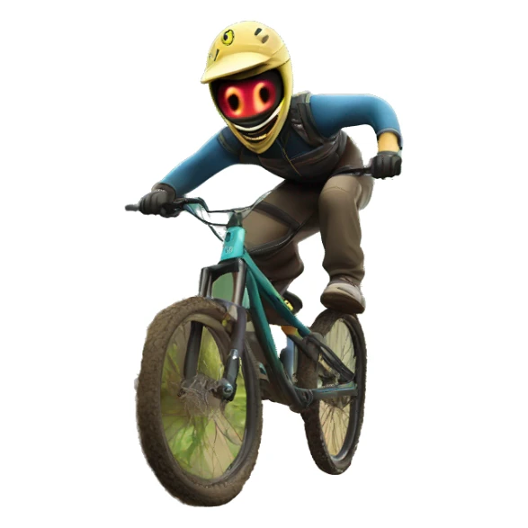 Dirt jumps im Wald sticker