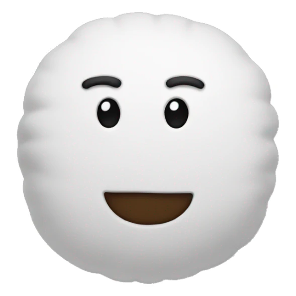 emoji pillow sticker