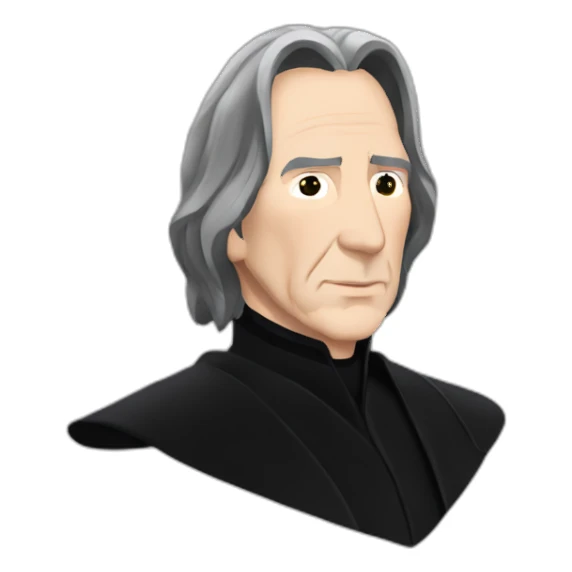 elegant severus snape alan rickman sticker